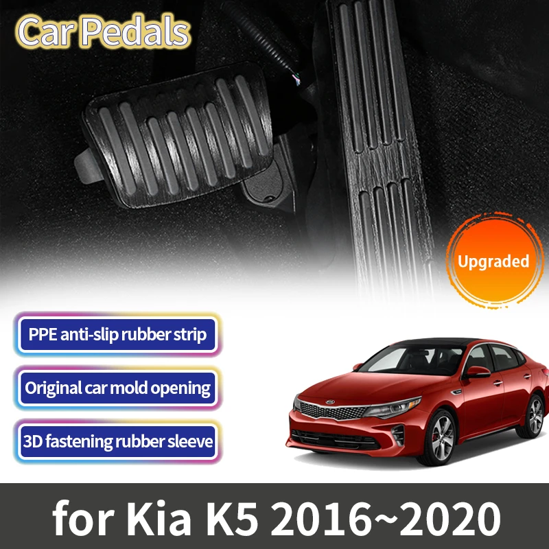 

Auto for Kia Optima K5 DL3 JF 2016 2017 2018 2019 2020 Accessories Car Foot Pedals Fuel Accelerator Brake Pad Cover Car Stickers