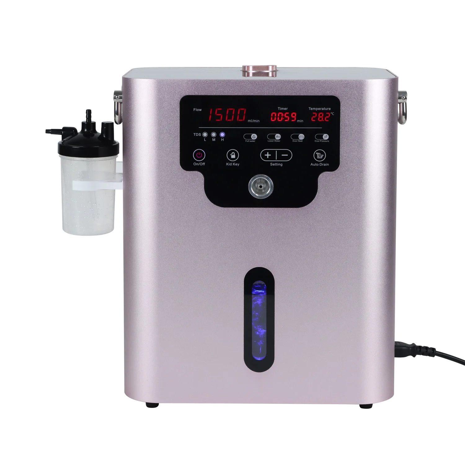 Suyzeko Hydrogen Inhalation Machine 600ML 900ML 1500ML 3000ML Molecular Hydrogen Water Machine H2 Generator Home Care