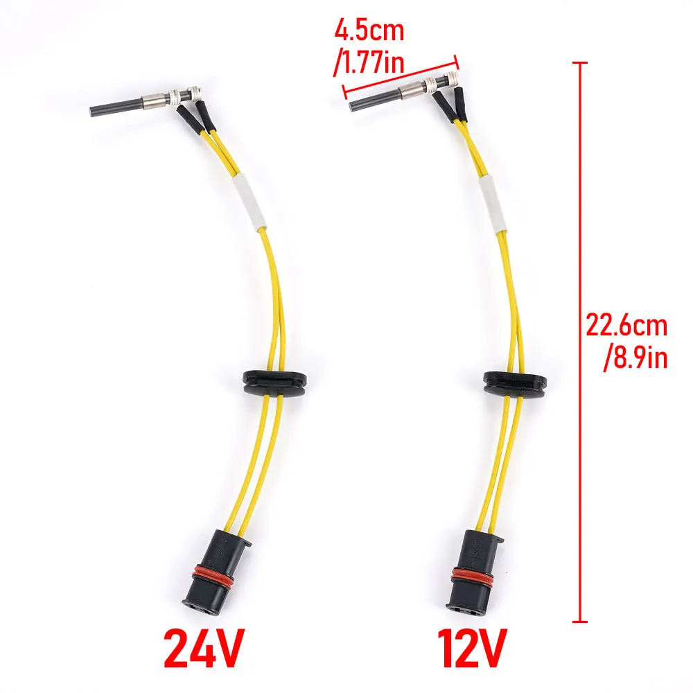 12V/24V Ceramic needle Diesel Parking Heater Glow Plug 91370B 91371B For Webasto Air Top 3500 5000 Air Heaters glow plug
