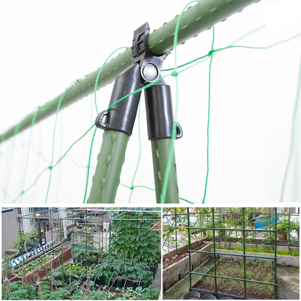 12Pcs Adjustable Plant Support A-type Fixed Clips Awning Pillar Plants Grafting Stake Connector Climbing Vine Bracket For Garden
