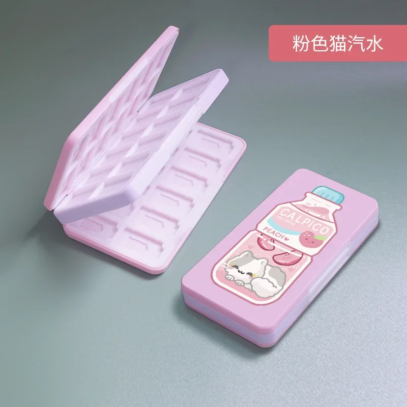 Per Nintendo Switch Card Box Cassetta Storage Case Ns Game Card Oled Magnetic Card Bag Grande Capacità 48 Pezzi 24Tf