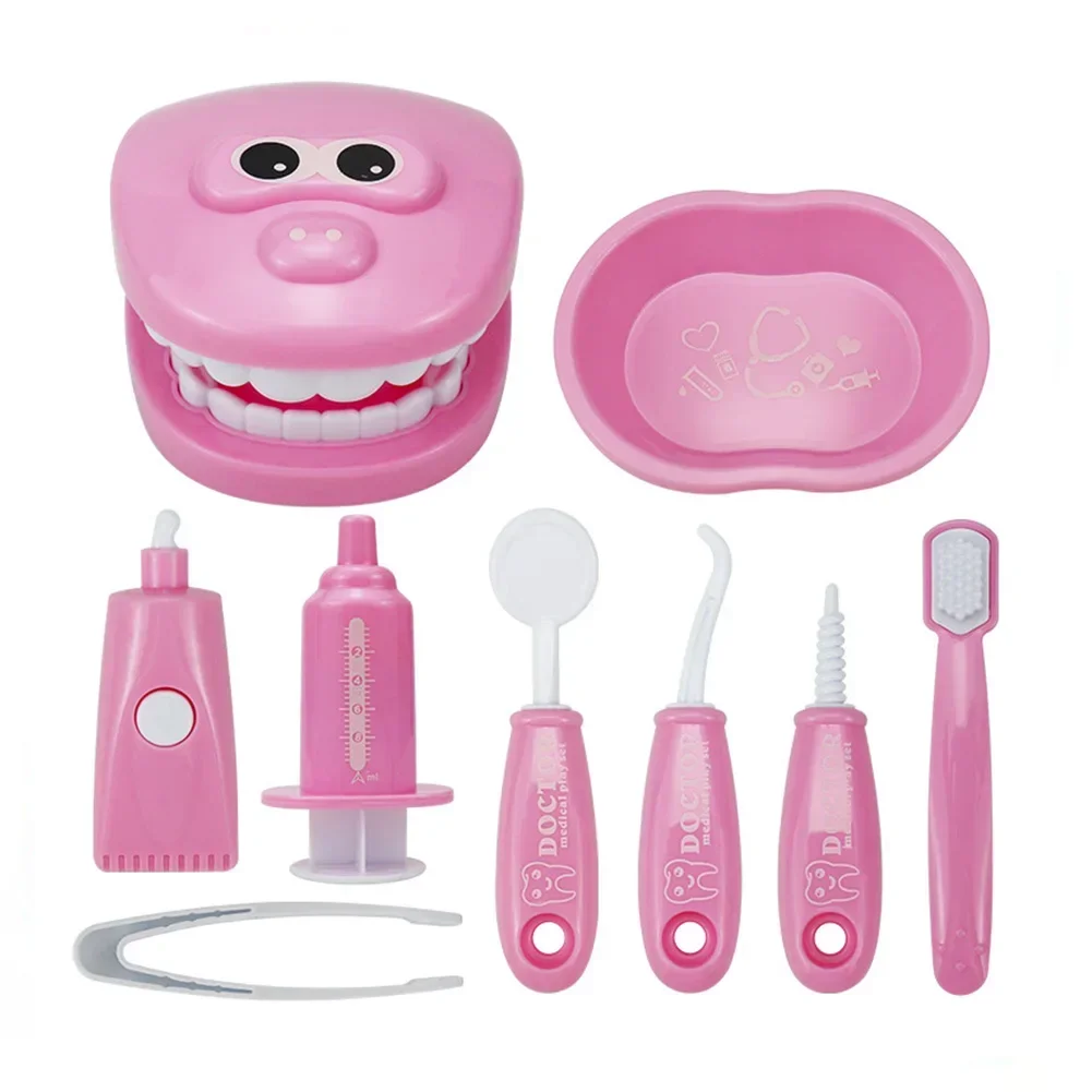 Children&rsquo;s Interactive Dentist Kit featuring 9pcs Educational Set Family Bonding Activity Ideal for Boy and Girls Brain Training