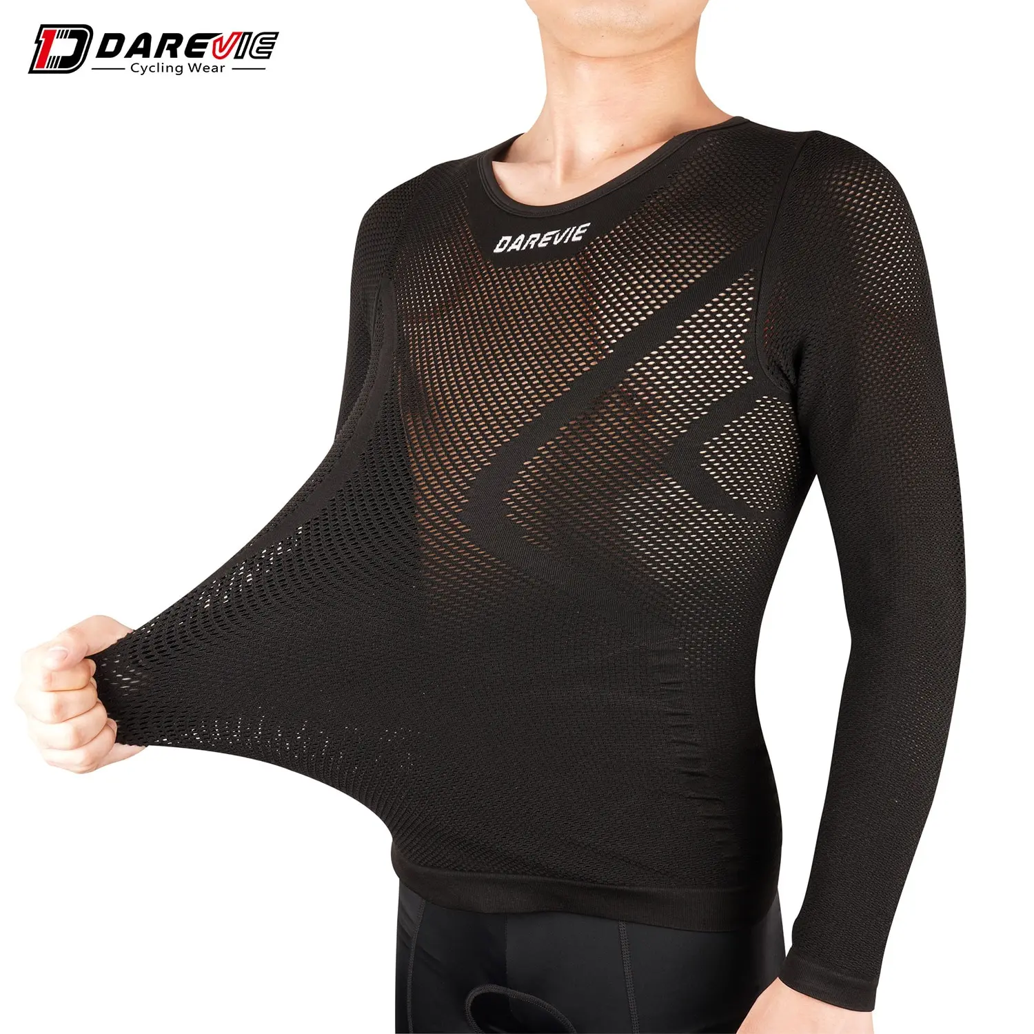 Cycling underwear seamless compression full sleeve breathable MTB road bike full sleeve vest