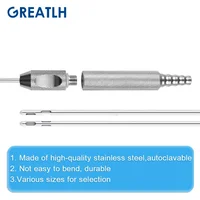 Outil de liposuccion avec poignée filetée, outil à trois trous pour éliminer la graisse, Instrument de liposuccion pour la beauté 2