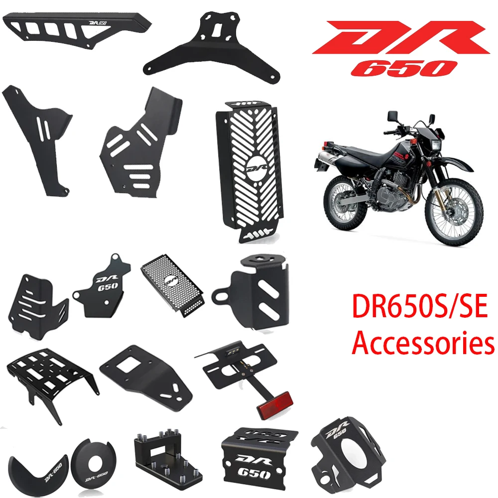 

Для SUZUKI DR650S DR650SE передний тормозной суппорт Крышка Резервуара жидкости рама масляного охладителя Защитная стойка для багажа DR650
