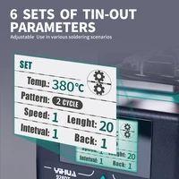 YIHUA 928DT-II 230W מחשב ריתוך אוטומטי שלח תחנת ריתוך מהירה לחימום מהיר מנוחת רגל מכונת ריתוך 5