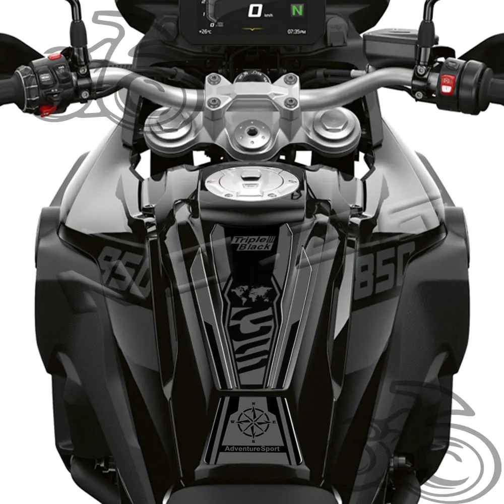 Protege Réservoir Moto Autocollant Protections Réservoir BMW F750/850GS | Autocollants 3D | 2020-2022 40 Ans Paraserbatoio Bmw Gs 1200