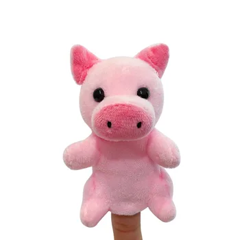 Burattini da dito in tessuto a forma di animali da fattoria per giochi di ruolo e racconti, burattini da mano a forma di animali, burattini cartoni animati Kawaii per spettacoli didattici