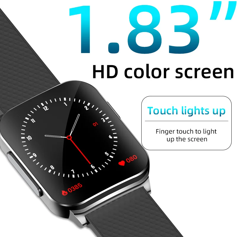 ECG + PPG   Ʈ ġ   µ ͸ 24 ð 1.83 ġ Smartwatch  