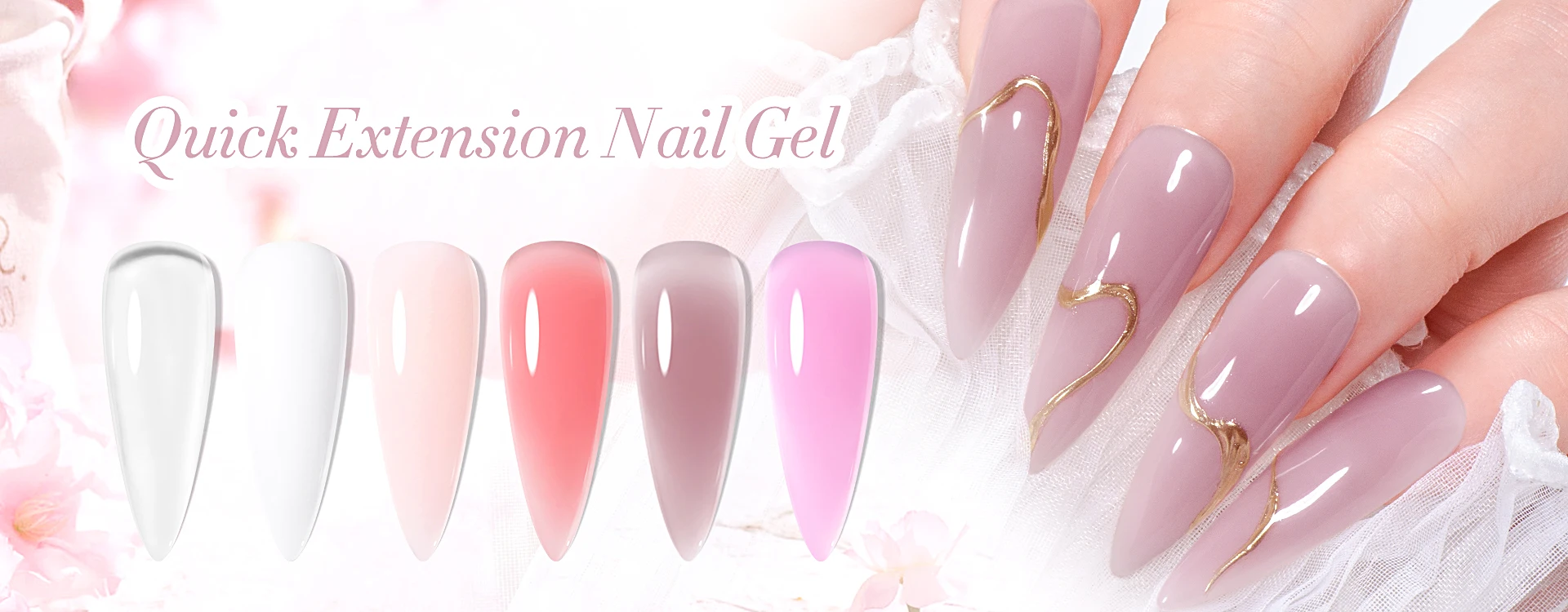 Mtssii Reflective Glitter Gel Pink Sparkling Sequins Gel Nail Polish Soak Off UV Nail Gel Semi-permanent Nail Art Decoration