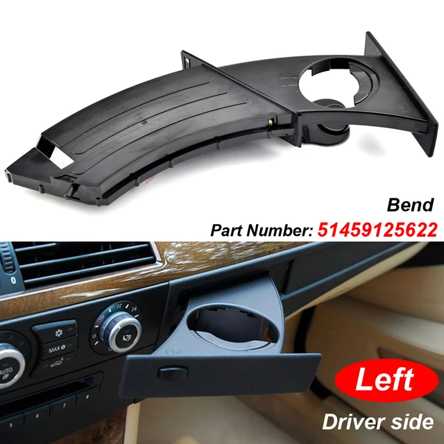 Car Front Cup Holder Drink Rack For BMW E60 E61 5 Series 520i 525i 528i