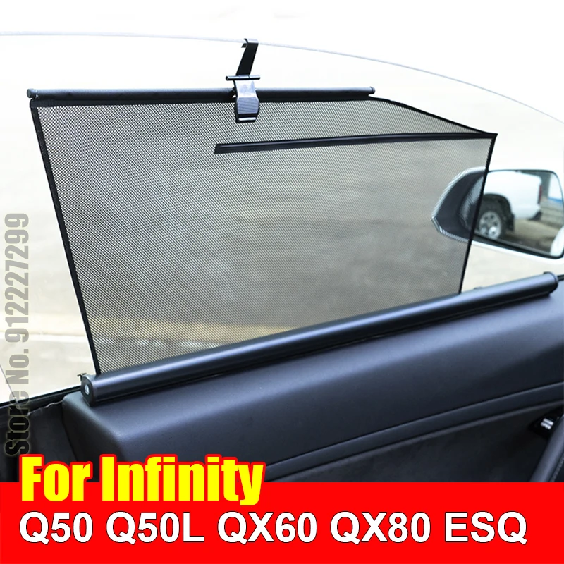 

For Infinity Q50 Q50L QX60 QX80 ESQ Sun Visor Automatic Lift Accessori Window Cover SunShade Curtain Shade