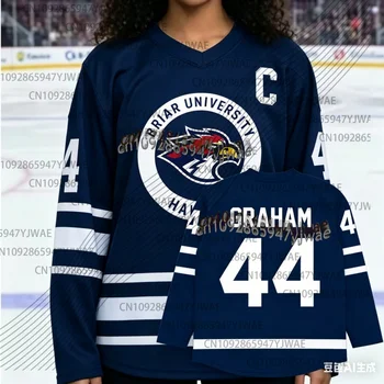 Women Cosplay Off Campus Briar University Hockey Jersey Graham 44 22 DI LAURENTIS 66 Tucker46 T-shirt men women couple t-shirt 1