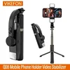 Q08 Mobile Phone Holder Video Stabilizer Bluetooth Selfie Stick Tripod Gimbal Stabilizer for iPhone 16 Samsung Xiaomi Live Stand
