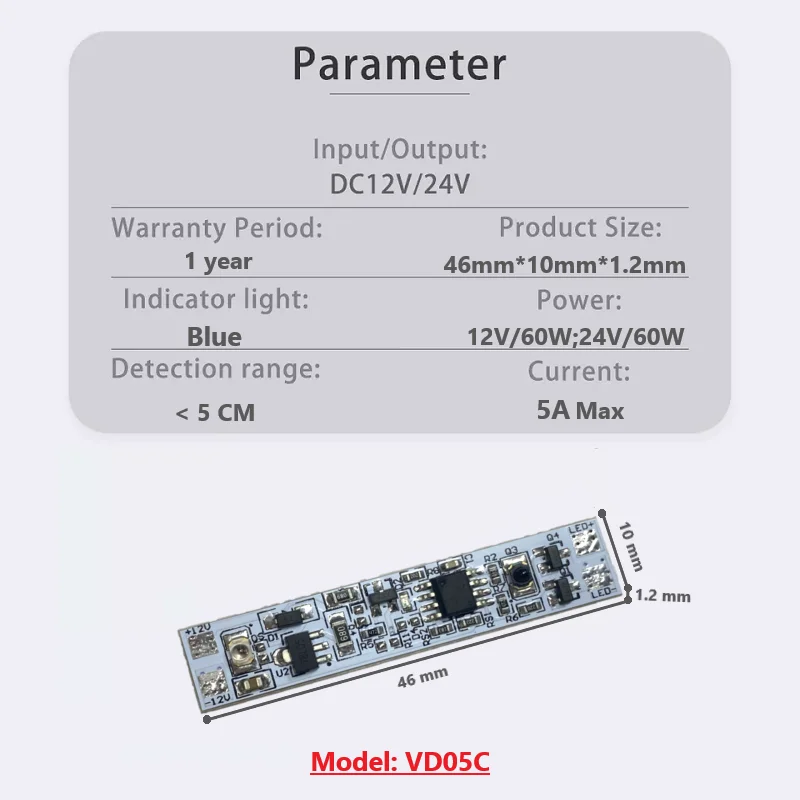 inducao infravermelha sensor de movimento para gabinete led lights dc 12v 24v 03