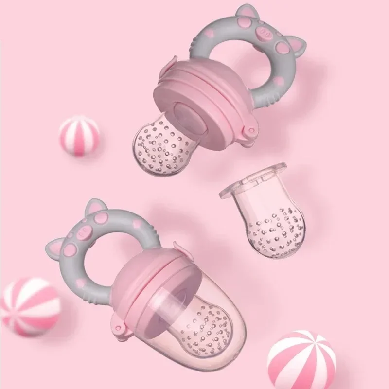 Silicone Fresh Food Nipple Baby Feeder Kids Fruit Nipples Feeding Safe Infant Supplies Nipple soother Bottles