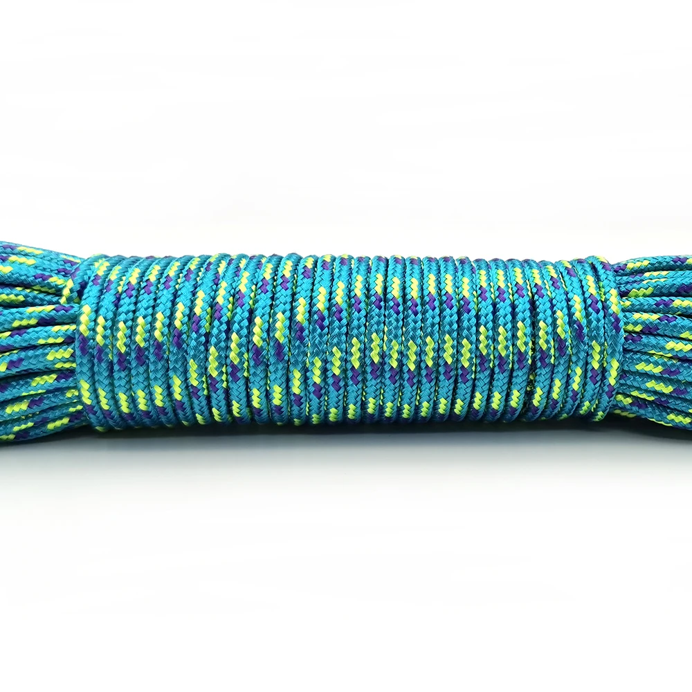 3mm Paracord, Outdoor-Wander- und Campingseil, Wäscheleine, geflochtenes Armbandseil, Haustierhalsbandseil mit einem Innenkern – Detail 9