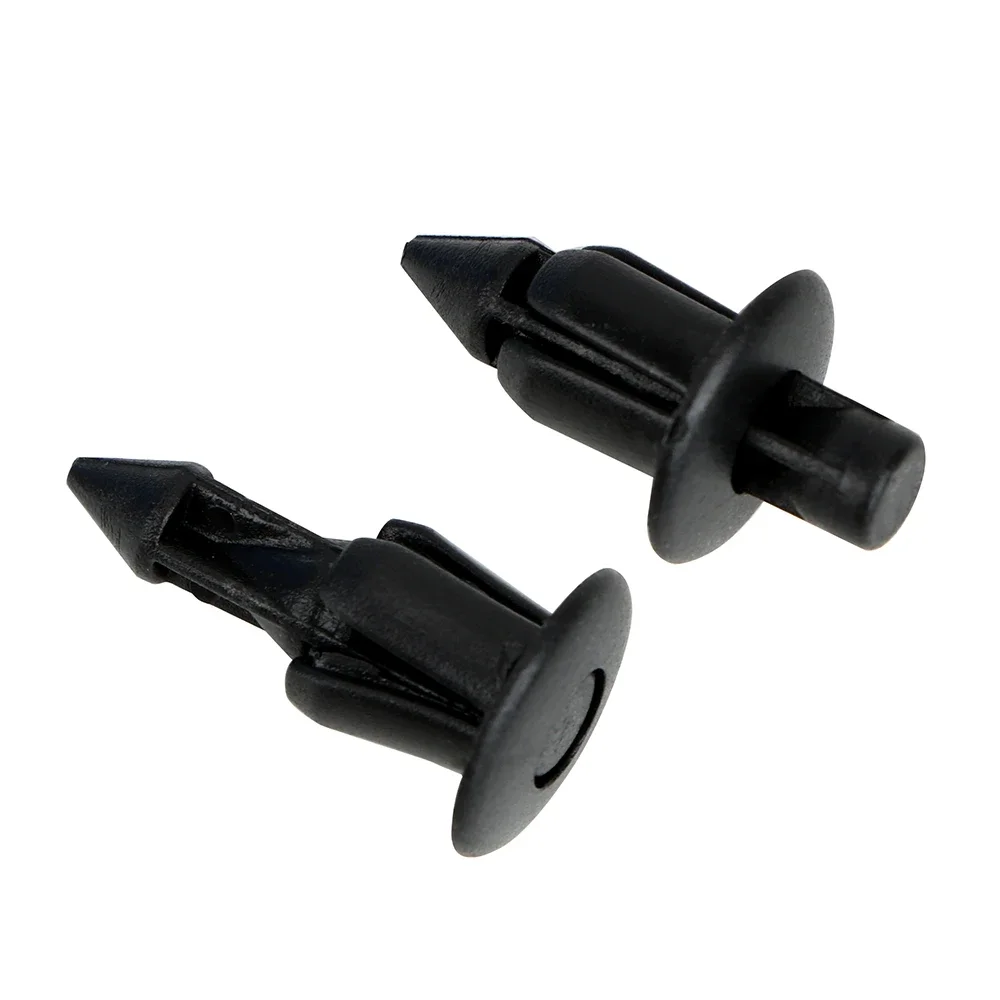 Universal Car Door Trim Clips 50 Count Plastic Push Type 7mm Mounting Hole for Interior Panel Replacement