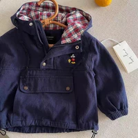 Mickey Mouse Children Hoodies Jacket 2025 Autumn Baby Boys Girls Cartoon Embroidery Long sleeved Hooded Sweatshirt Kids Clothes
