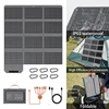 MHPOWOS 120W/80W/40W Foldable Solar Panel USB Portable Battery Charger for Cell Phone Outdoor Waterproof Power Bank for Camping 1