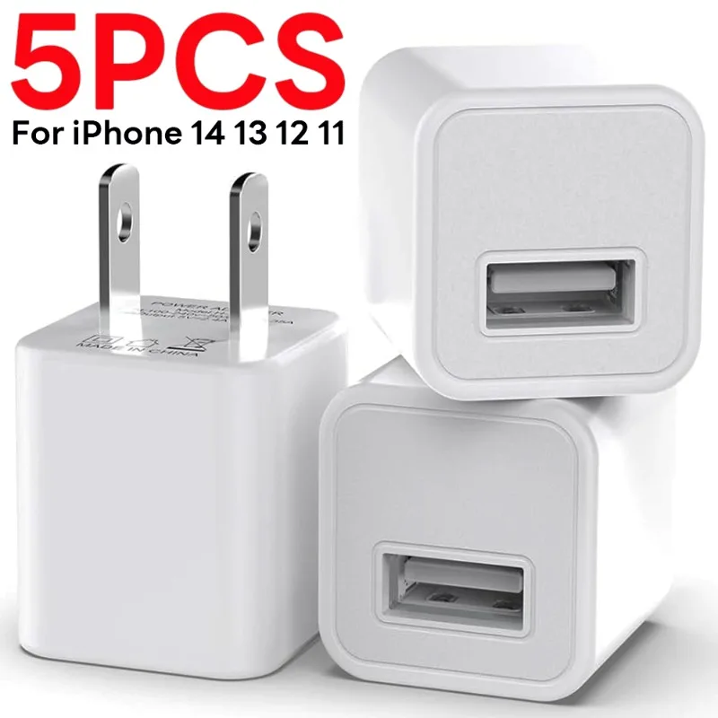 USB Wall Charger Adapter - Fast Charging Travel Adapter with US Plug