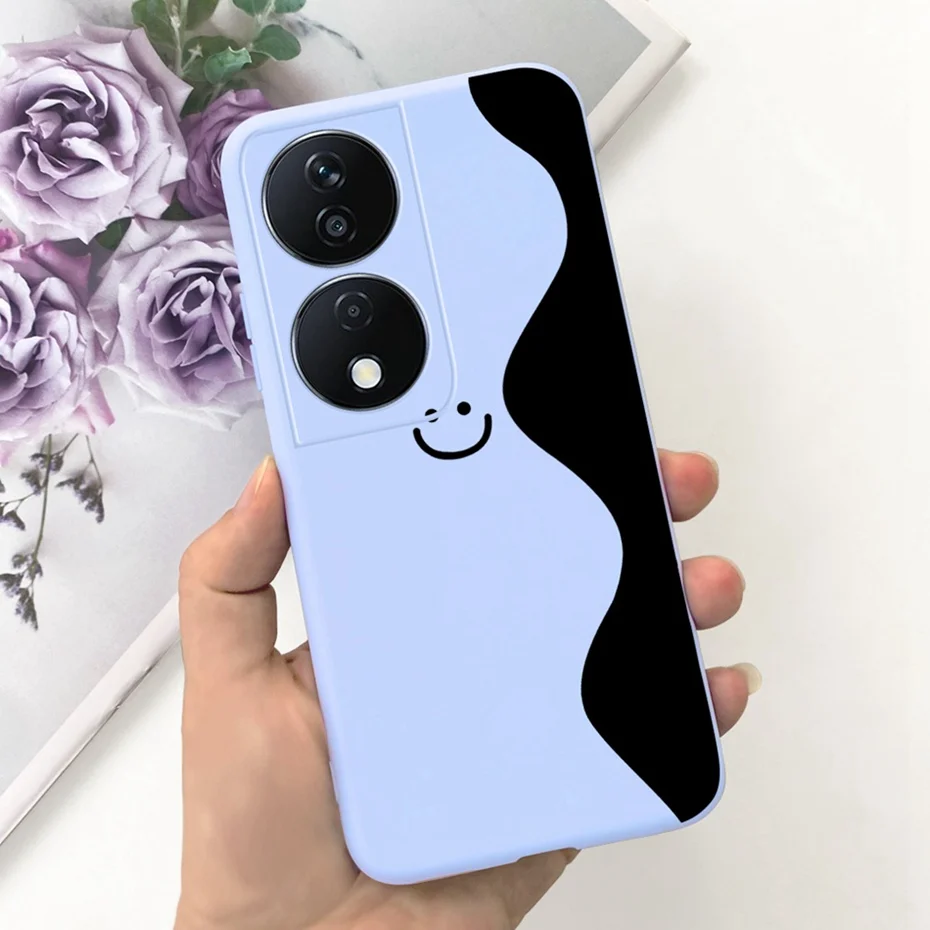 Lovely Printed Candy Color Phone Case - Soft Silicon TPU Shockproof Back Cover