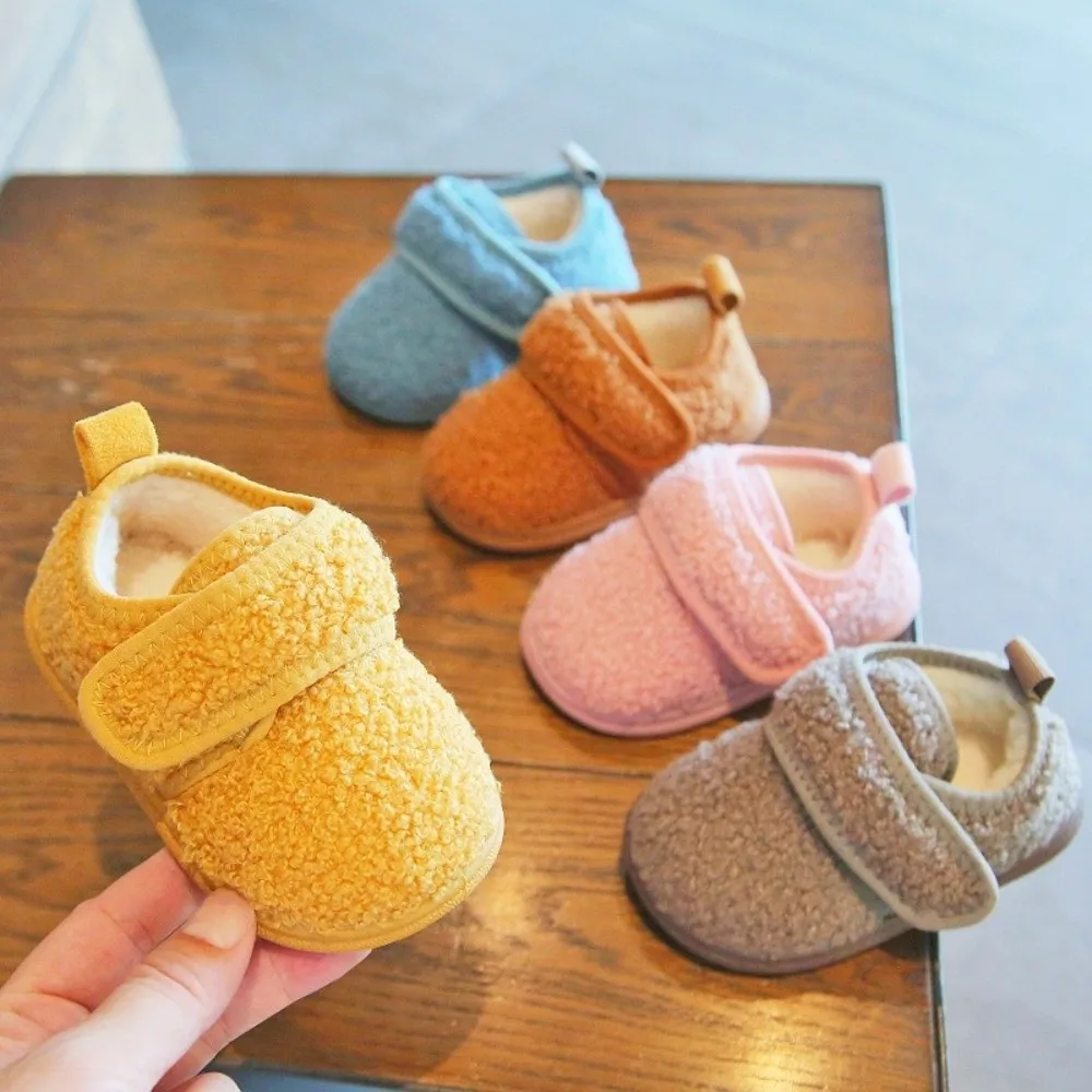 Insulated Soft Soled Winter Snow Boots Anti Slip Lining Infant Boots Toddler Shoes Children