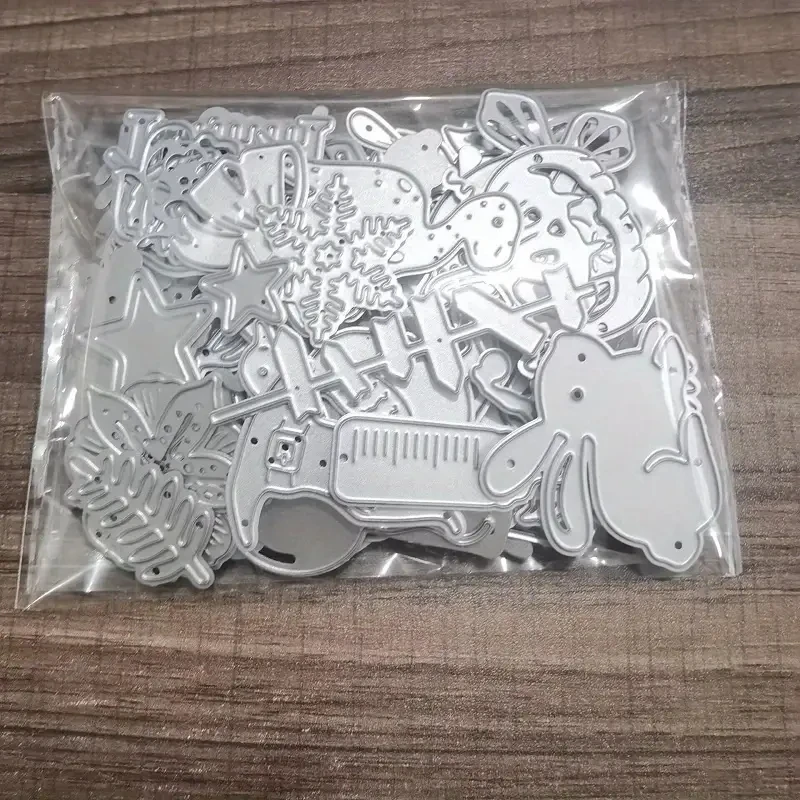 Mystery Box Randomly Selected Lucky Bags Small Animals Leaves Letters Flower Metal Cutting Dies for Scrapbook Stencils Metal Cutting Dies Letter Cutting Dies Embossing Cutting Die Scrapbook Die Cutter Cutting Dies