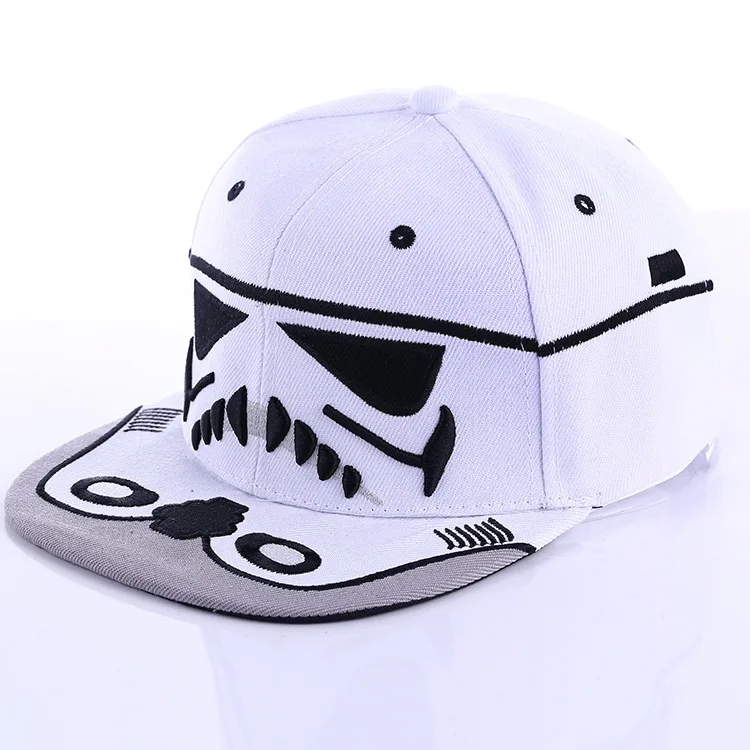 Darth Vader Devil Embroidery Breathable Hip Hop Cap Travel Adjustable Men Women Caps Outdoor Flat Hat