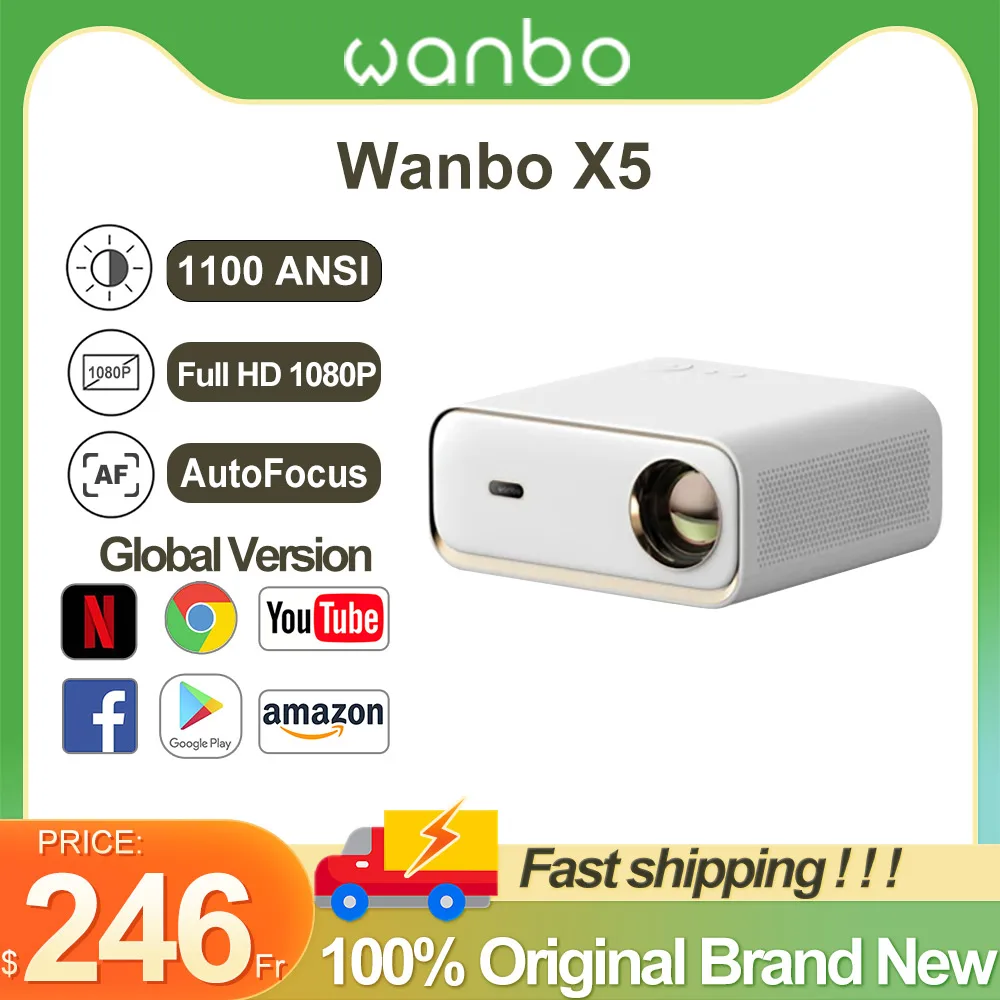 Wanbo-X5-Smart-Portable-Projector-Android-9-0-1100ANSI-Lumens-Full-HD ...