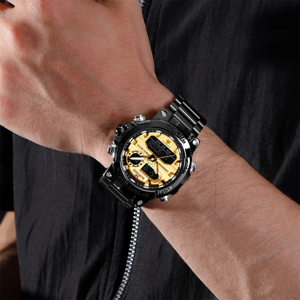 Naviforce 9237 Luxury Stainless Steel Men Watch description image 12