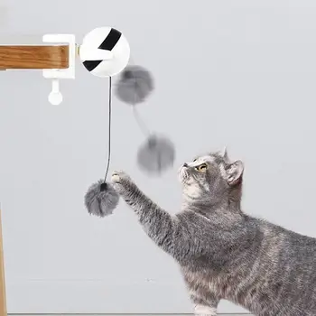 Automatic Lifting Cat Toy Ball Smart Electric Training Toys for Cats Accessories Interactive Funy Teaser Pet Product Ball Kitten 4