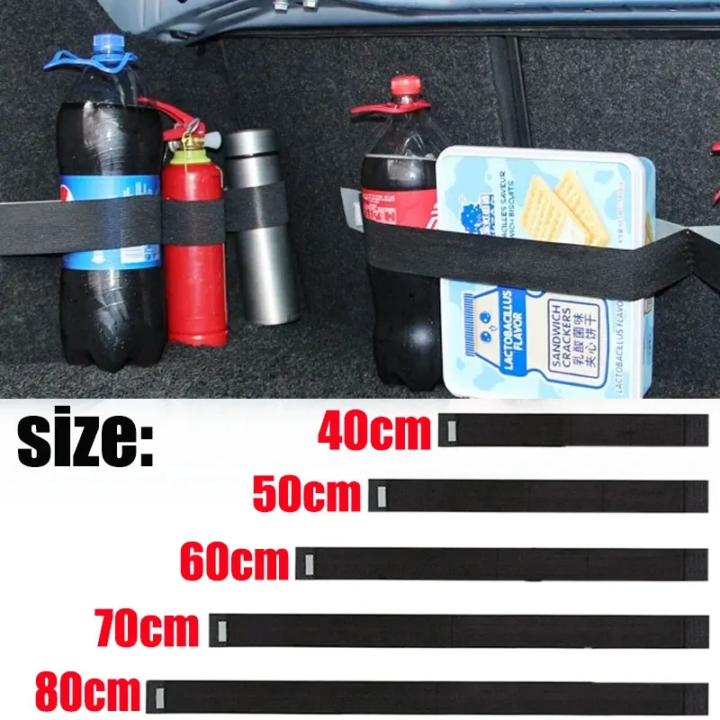 Car trunk organizer Car Trunk Organizer Elastic Fixing Tape Fire Extinguisher Water Tank Miscellaneous Storage Fixing Tape Cars Storage Accessories