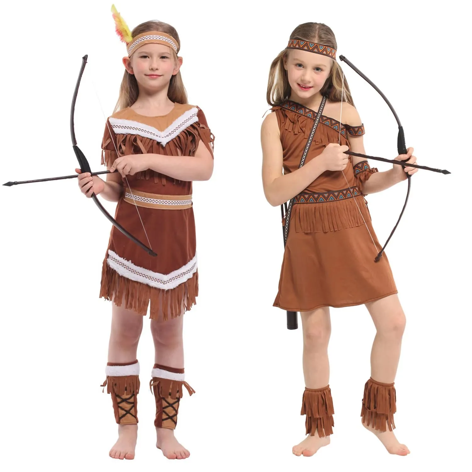 Umorden Costume da cacciatrice da principessa indiana nativa per bambini  per ragazze Costumi da cacciatore di principe indiano per ragazzi Halloween  Dress Up - AliExpress, image size:1500x1500