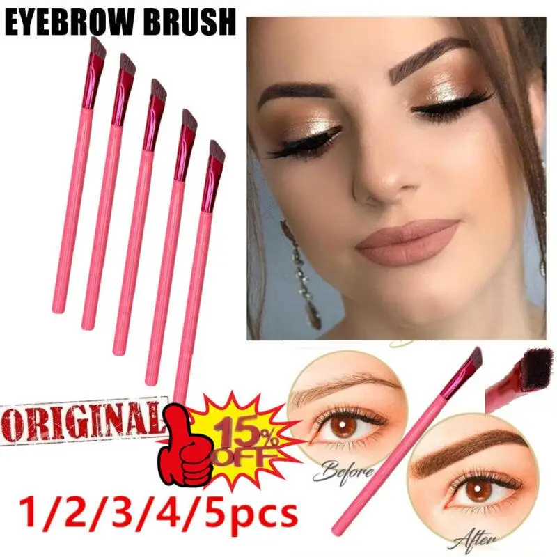 

Lot Wild Eyebrow Brush Multifunction Simulated Eyebrow Makeup Brushes Contour Eyeshadow Concealer Square Make Up Brushes Beauty