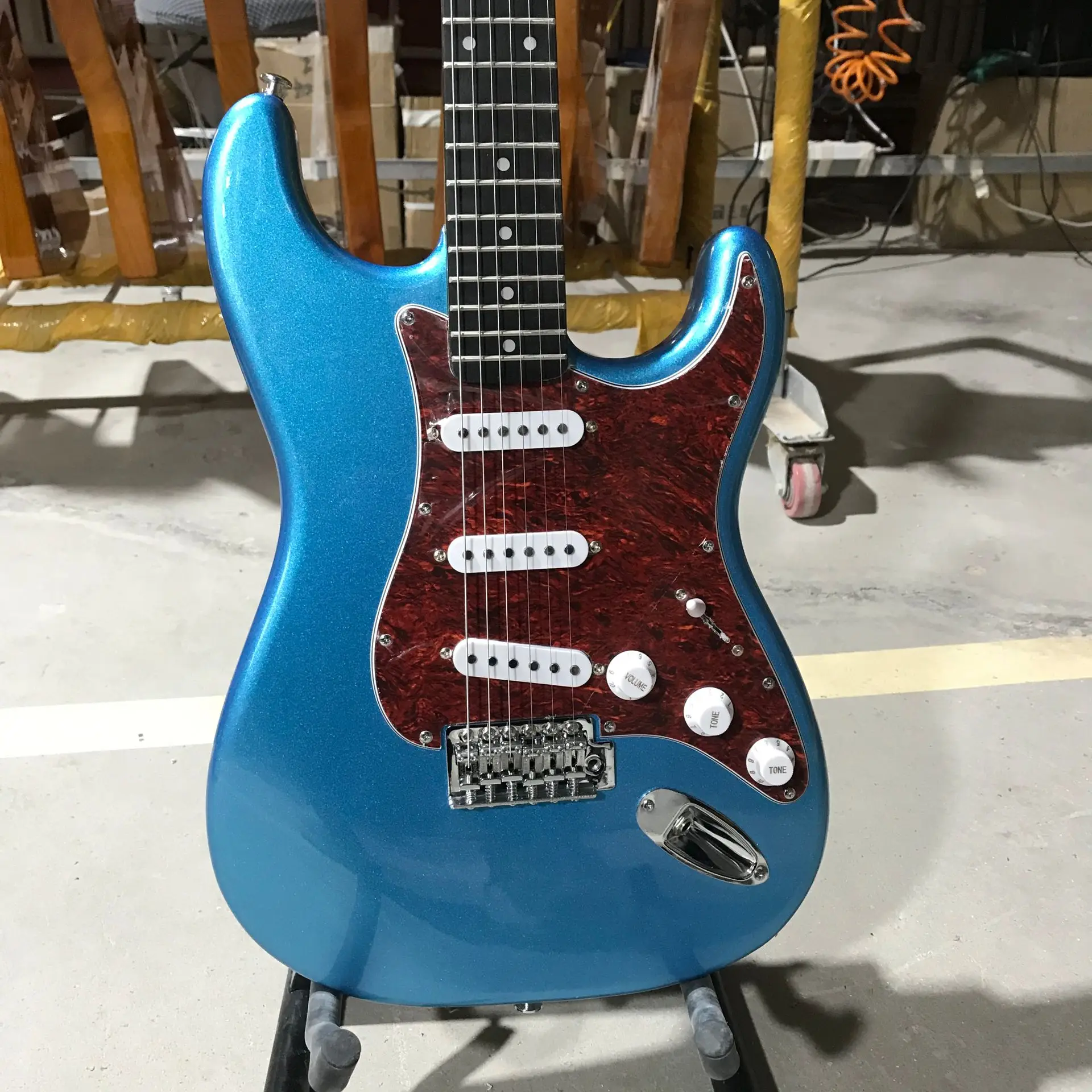 Blue Guitar With Pickguard ubicaciondepersonas.cdmx.gob.mx