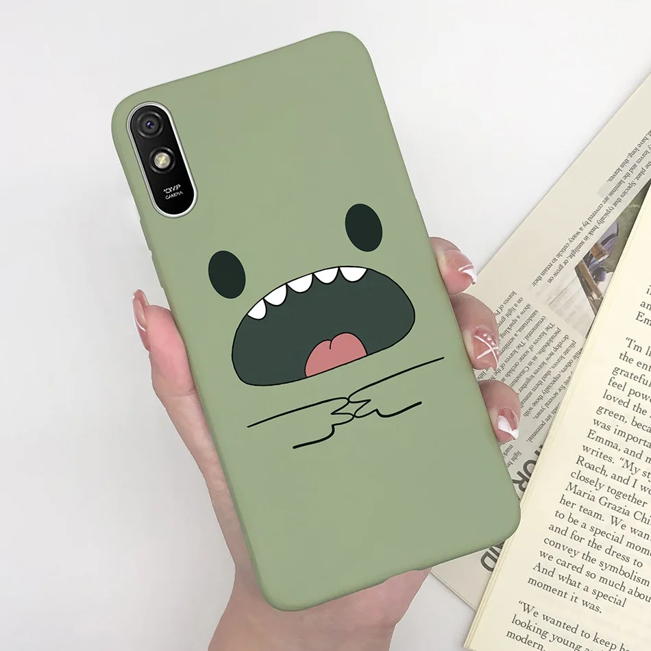 Fashionable Butterfly Heart Pattern Silicon Phone Cover for Xiaomi Redmi 9 Series