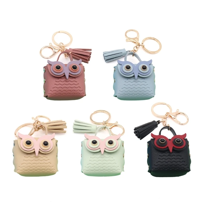 Owl Coin Purse Keychain Keychain Accessories for Car Key Handbag Purse