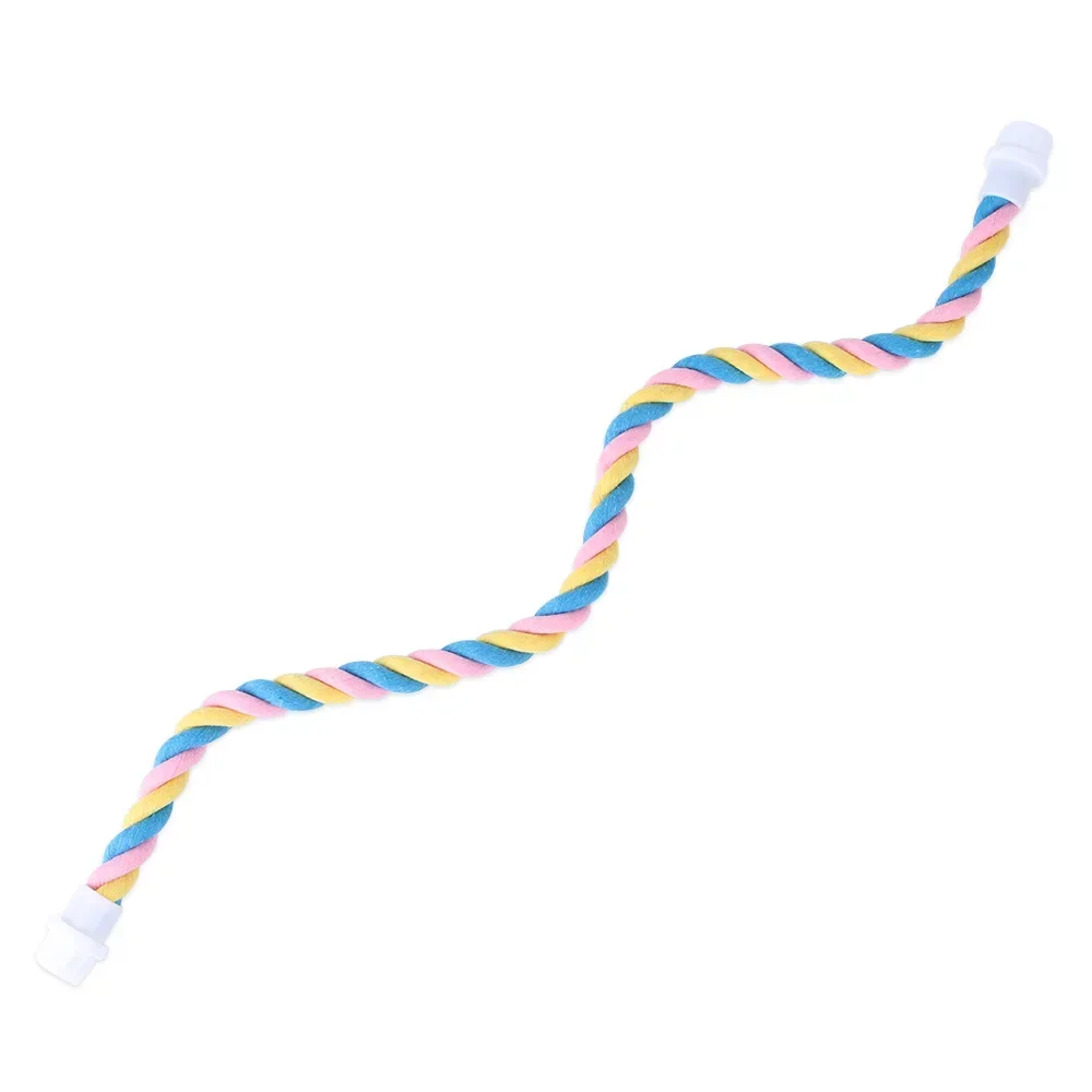Parrot Climbing Cotton Rope Bird Toy U-shaped Pet Toy Colored Cotton Rope Bird Standing Pole Cage Special