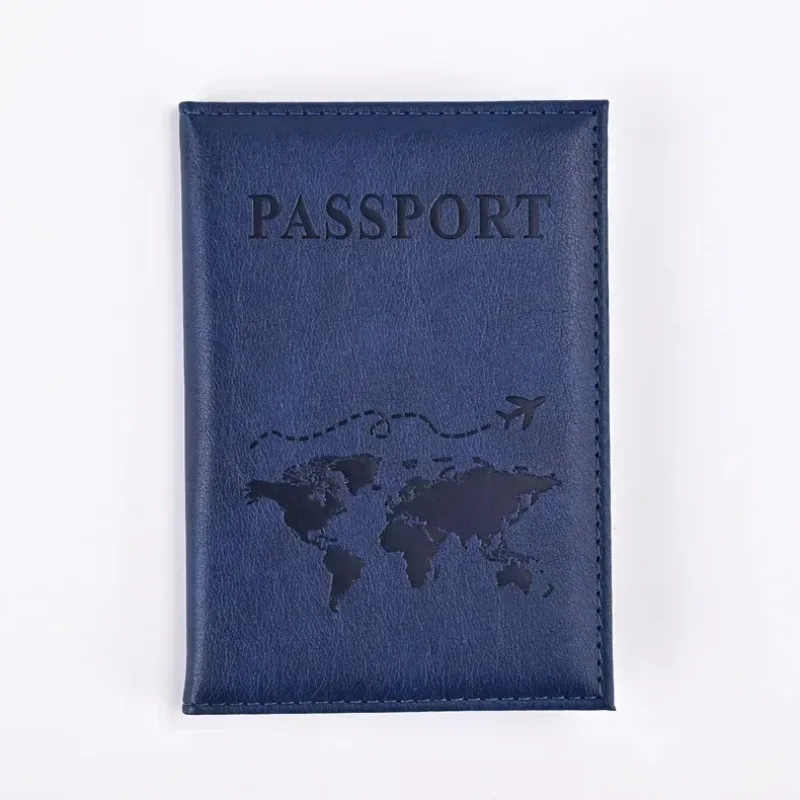 Porta Passaporto in Pelle PU, Organizzatore da Viaggio, Porta Carte, Accessorio Moda per Uomo/Donna - immagine 4