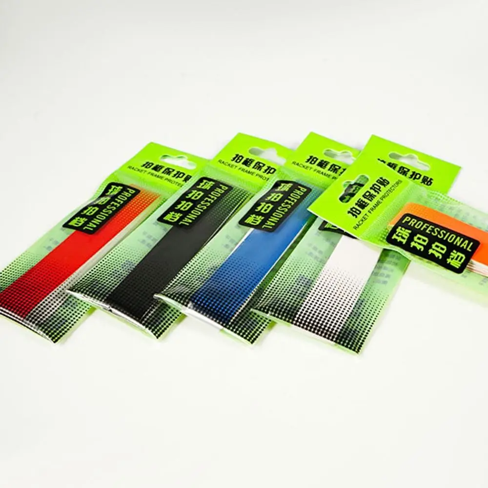 Anti Paint Off Racket Head Protector Tape Self Adhesive Wear Resistant Racquets Protective Sticker Racket Head Stickers badminton racket stickers