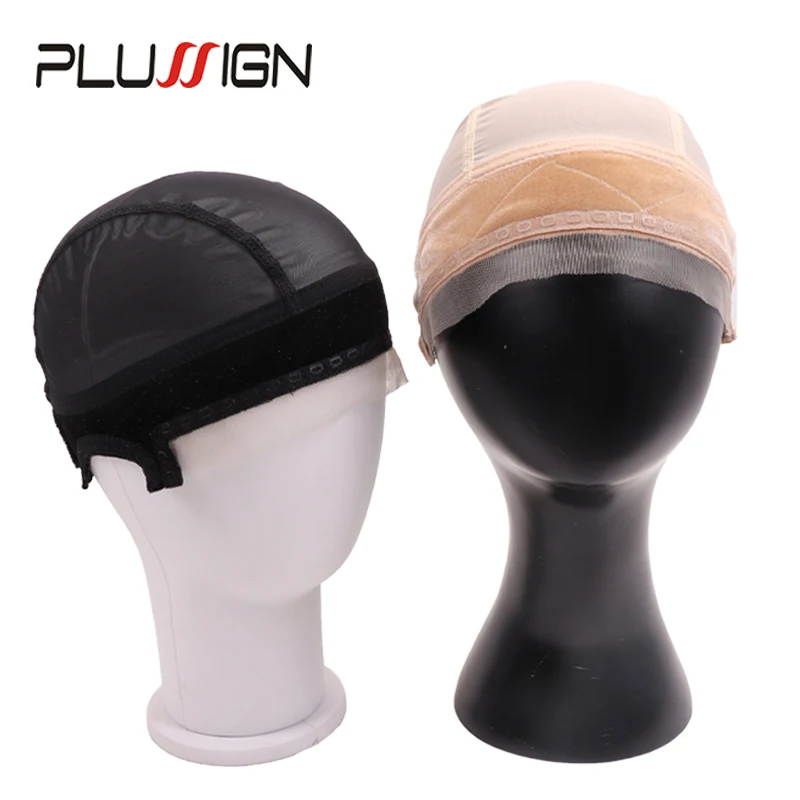 5pcsLace Grip Wig Cap For Women With Ear-Cutouts Design Nonslip Wig Cap For Glueless With Velvet Grip Band And Lace Edge