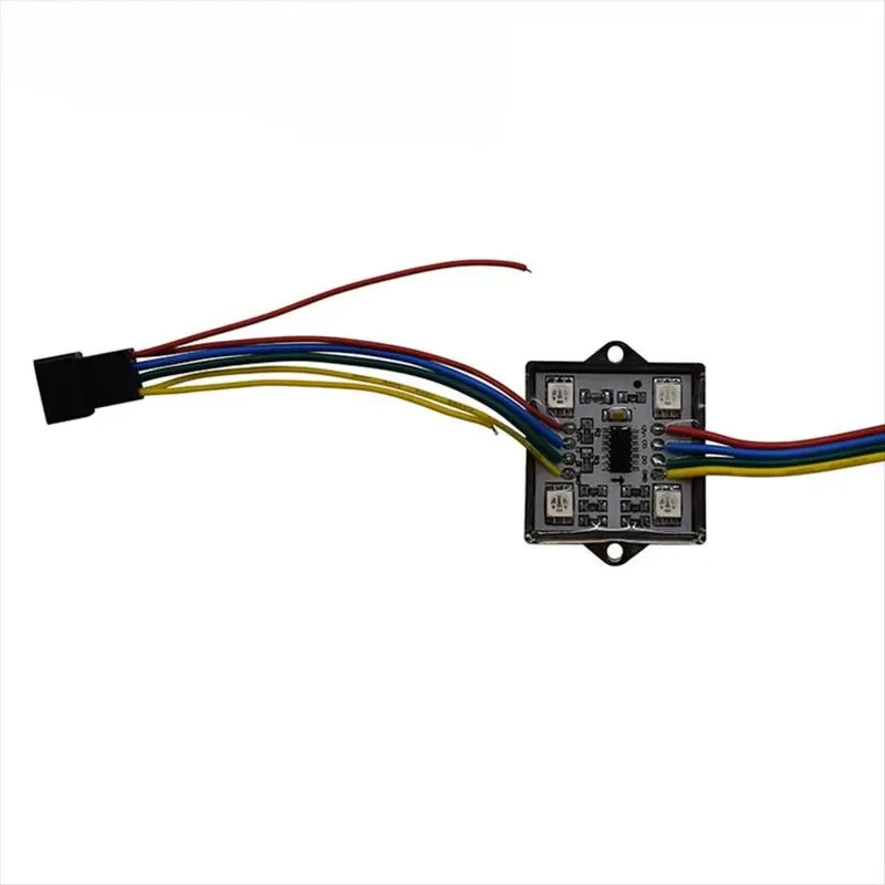 20X WS2801 addressable matrix 4 leds pixel module waterproof IP65