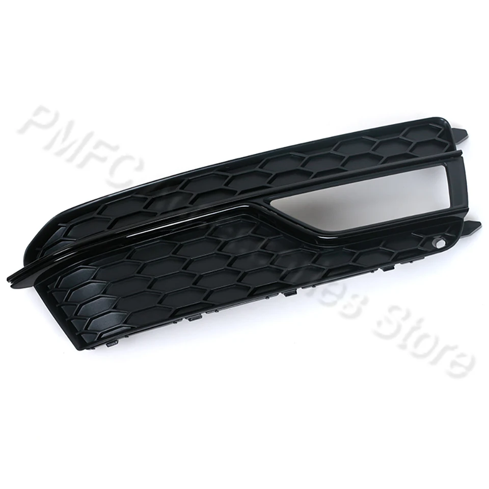 Car Front Bumper Lower Grille Fog Light Grill Grille Cover Trim For Audi A5 S-Lines Bumper S5