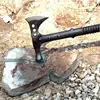 2 in 1 Tactical Axe Tomahawk Army Outdoor Hunting Camping Survival Machete Axes Hand Tool Fire Axe Ice Machete Hatchet Tomahawk 5