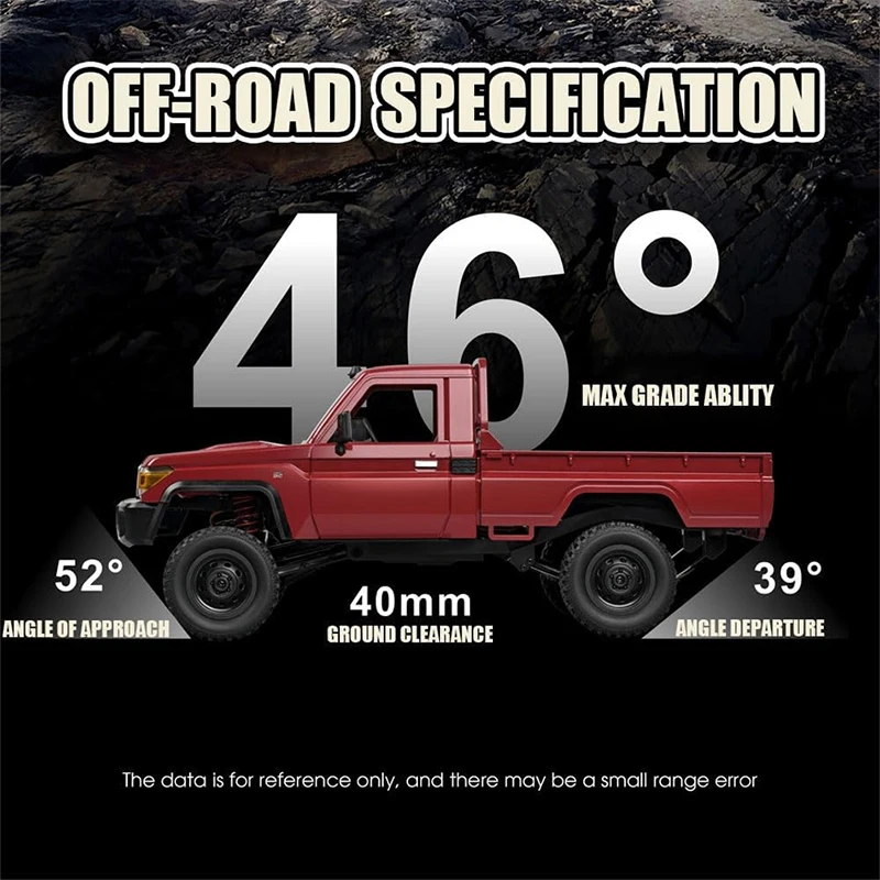 Nylon Metal 4WD Off Road RC Car Truck Toy
