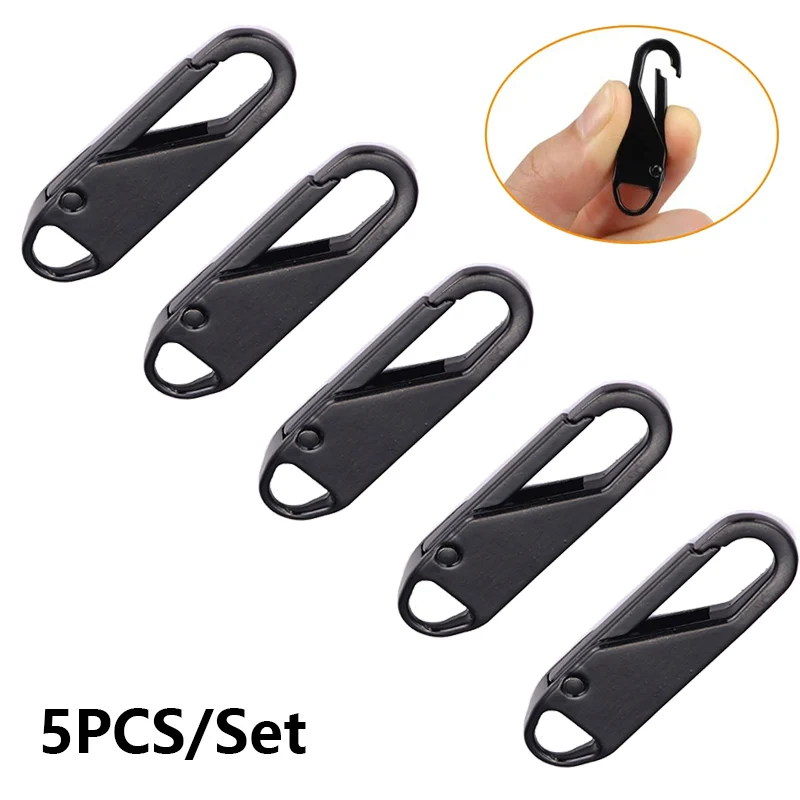 5PCS Instant Zipper Universal Fix Zipper Repair Kit Replacement Zip
