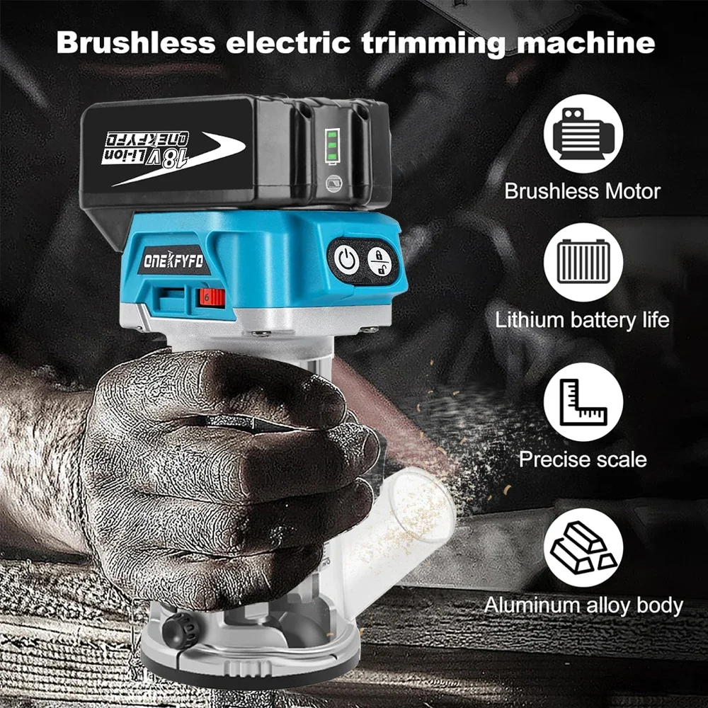 Electric Wood Router for Makita 18V Battery