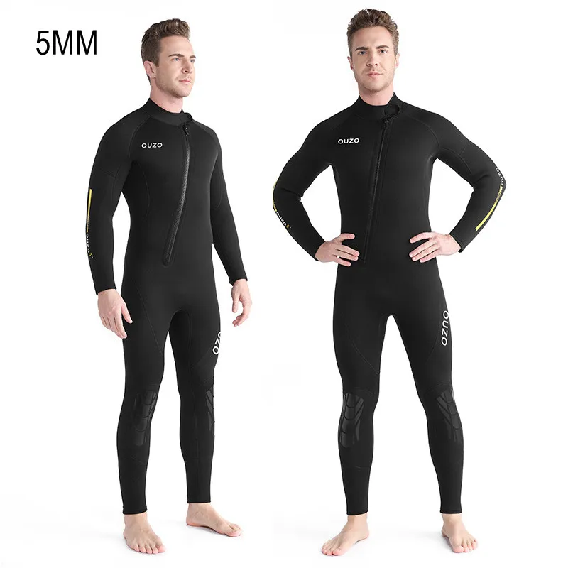 

5MM Neoprene Full Body Kayaking Sports Surfing Wetsuit Men Scuba Keep Warm Spearfishing Snorkeling Swim Hunting Diving Suit