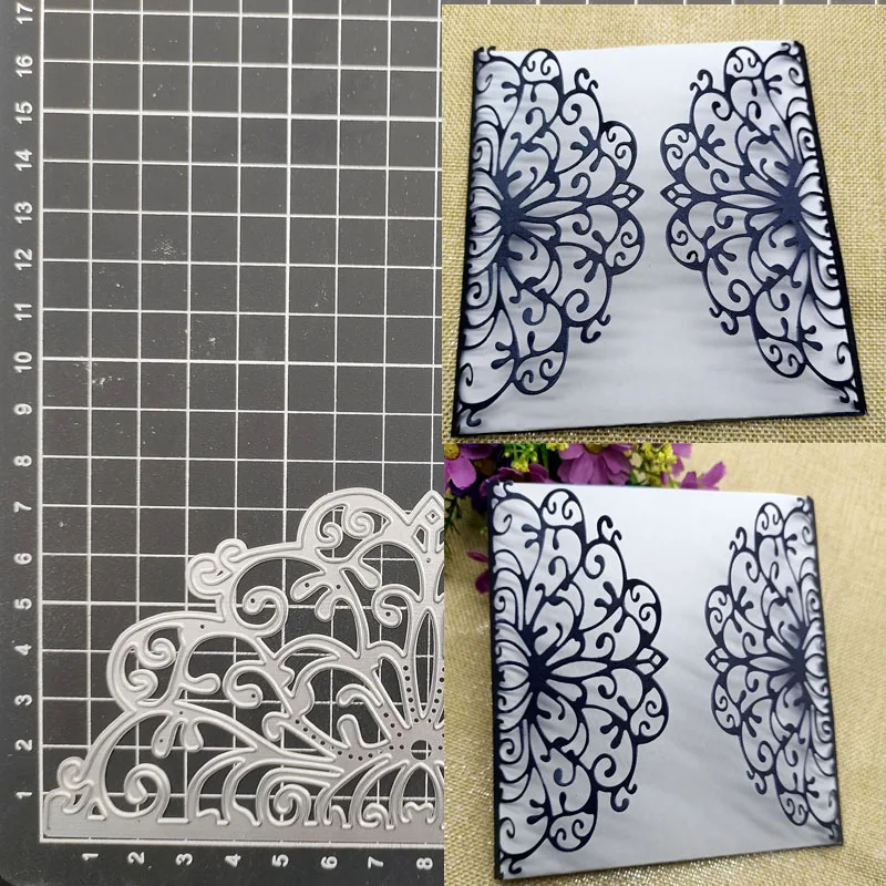 

Greeting Card edge Lace Hollow Border Metal Cutting Dies Stencil Scrapbook Paper Card Embossing Decor Craft Knife Mould